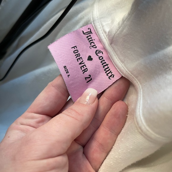 Juicy Couture Velour Zip Up Jacket [Pants Available On Page] SOLD SEPARATELY - Picture 4 of 8